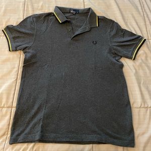 grey Fred Perry polo